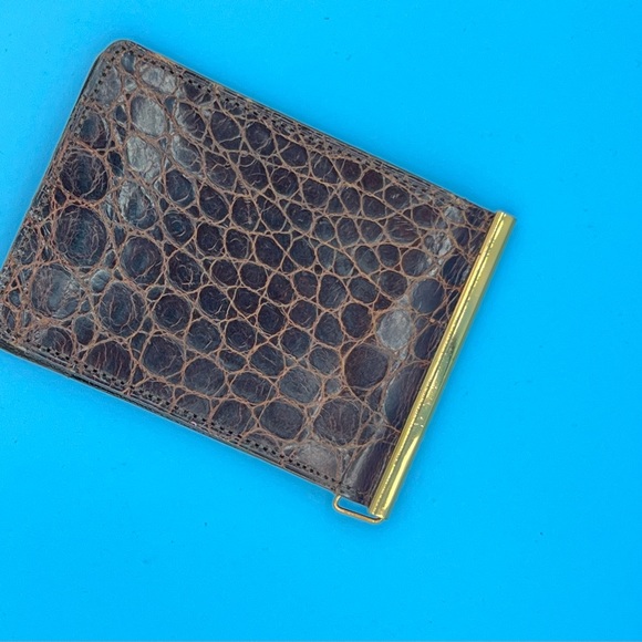 Vintage Alligator Money/Card Holder - Picture 2 of 9